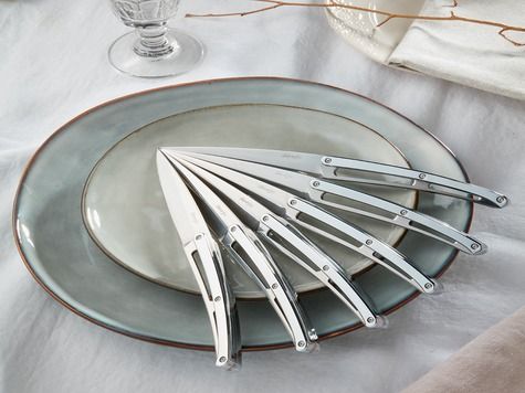 6 Deejo de table Prestige, Chromé