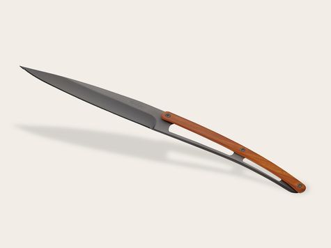 6 Deejo de table Prestige Serrated, Bois corail