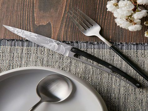 6 Deejo de table Prestige, Ebène / Japon