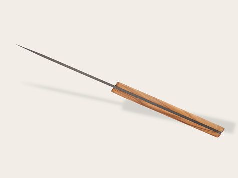 6 Deejo de table Prestige Serrated, Olivier