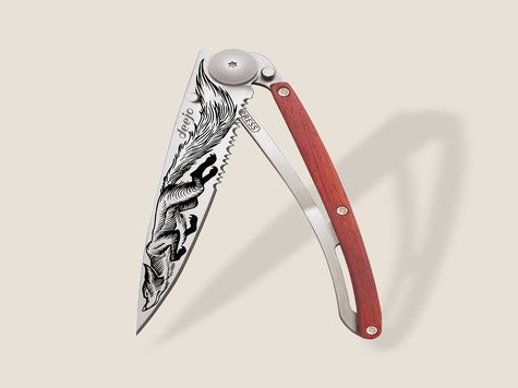 Deejo Serrated 37g, Bois corail / Renard